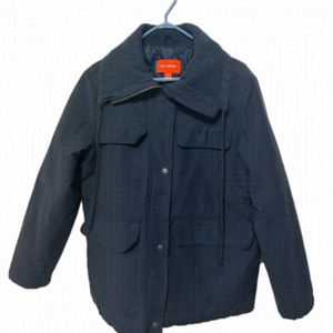 Joe Fresh Men’s Navy Blue Wash Look Winter Jacket 4 front pockets Size Medium